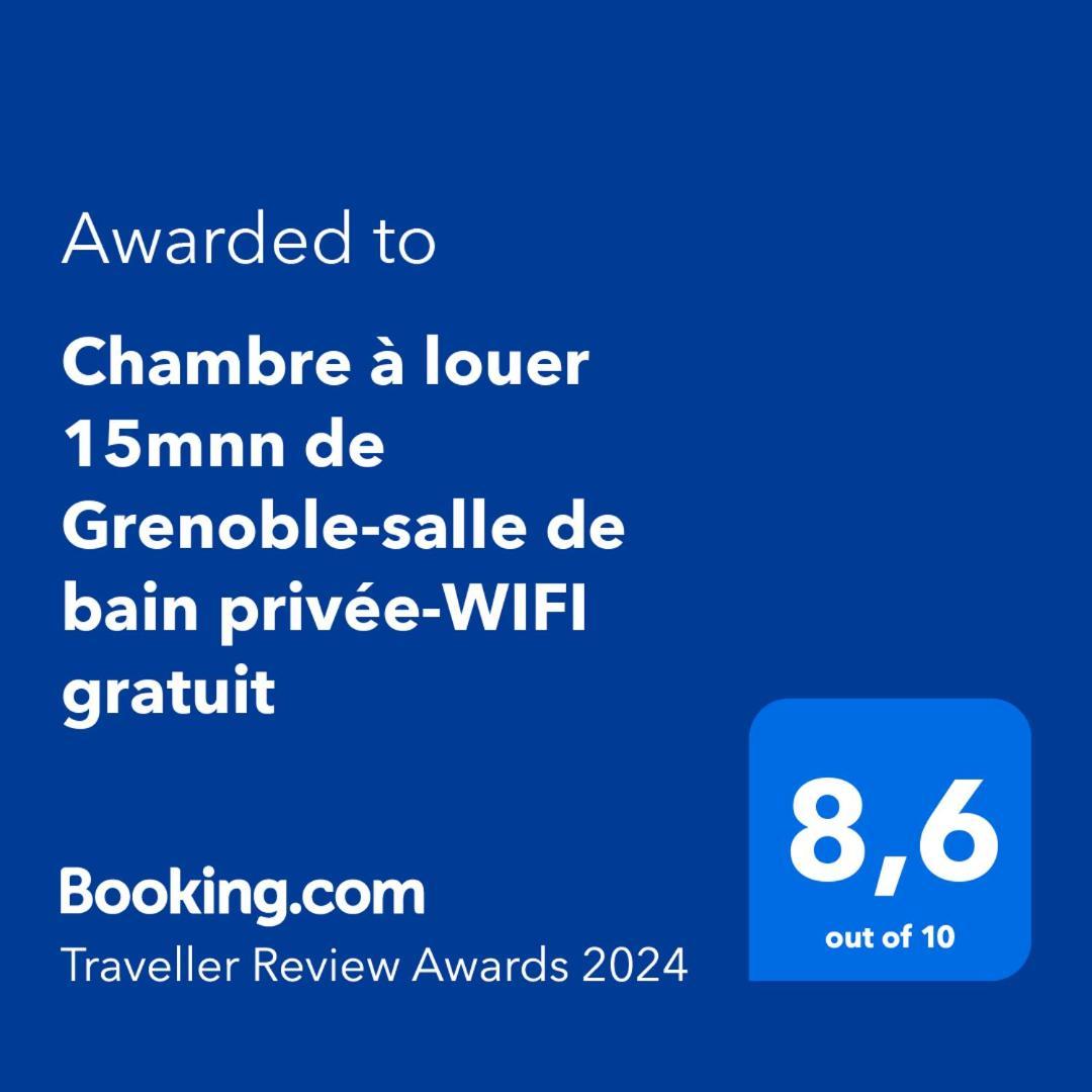 Chambre A Louer 15Mnn De Grenoble-Salle De Bain Privee-Wifi Gratuit Fontanil-Cornillon Ngoại thất bức ảnh